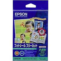 Amazon.co.jp: エプソン EPSON フォトシールフリーカット 5枚
